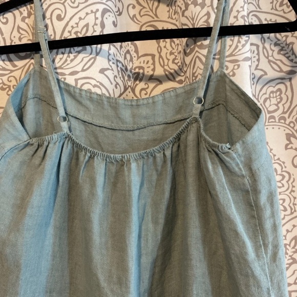 BELLAMBRA 100% LINEN MADE IN ITALY TIERED MAXI DRESS SIZE MEDIUM - Picture 5 of 5